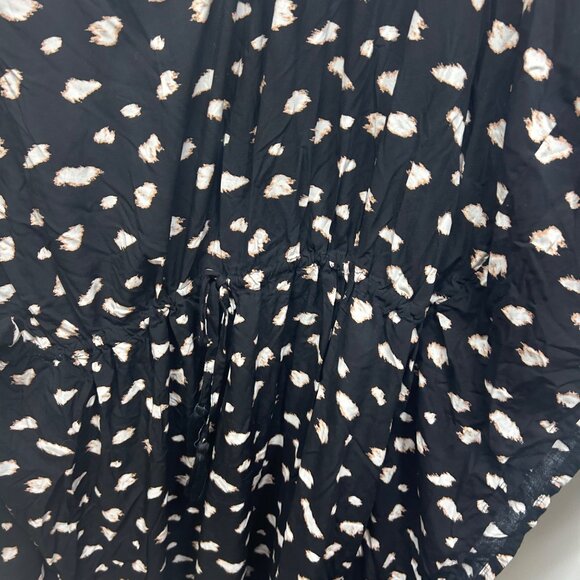 NWT Swim Cover-Up Dress Black & White Abstract Print By Cacique 22/24 - Picture 4 of 10